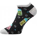 Ponožky letní pánské Boma Piki 64 Kluk 3 páry (modré, černé-šedé, černé-modré)