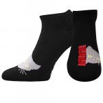 Ponožky klasické dámské Boma Piki 67 Kočky 3 páry (bílé, černé, šedé)