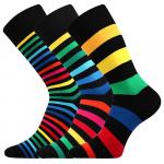 Ponožky pánske módne Lonka Deline II 3 páry - farebné