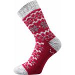 Ponožky unisex zimné Voxx Trondelag - červené