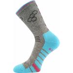 Ponožky sportovní unisex Voxx Virgo - světle šedé-modré