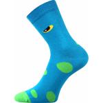 Ponožky klasické detské Lonka Twidorik - modré příšerky