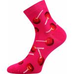Ponožky klasické dětské Lonka Dedotik 3 páry (růžové, tmavě růžové, černé)