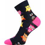 Ponožky klasické detské Lonka Dedotik 3 páry (ružové, tmavo ružové, čierne)