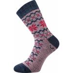 Ponožky unisex zimné Voxx Trondelag set - svetlo ružové
