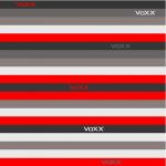 Návlek multifunkční Voxx Pruhy - červený-šedý