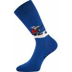 Ponožky trendy unisex Lonka Woodoo Ryby - tmavo modré