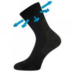 Ponožky športové vlnené unisex Voxx Optimus - čierne