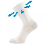 Ponožky sportovní vlněné unisex Voxx Optimus - bílé