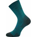 Ponožky sportovní vlněné unisex Voxx Optimus - modré-zelené