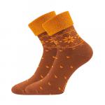 Ponožky dámské teplé Lonka Frotana 2 páry - oranžové