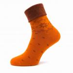 Ponožky dámské teplé Lonka Frotana 2 páry - oranžové