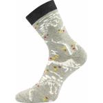 Ponožky detské froté Boma Sibír 07 3 páry (navy, šedé, tmavo šedé)