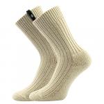 Ponožky vlněné unisex Voxx Aljaška - béžové