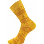 Ponožky unisex vianočné Lonka Elfi - žlté