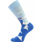 Ponožky spoločenské unisex Lonka Twidor Parník - modré