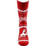 Ponožky spoločenské unisex Lonka Twidor Vianoce - červené-biele