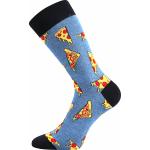 Ponožky unisex klasické Lonka Debox 3 páry Jídlo (modré, černé, zelené)