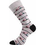 Ponožky trendy pánske Lonka Depate Vespa - sivé