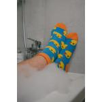 Ponožky trendy pánské Lonka Depate Kačenky - modré-žluté