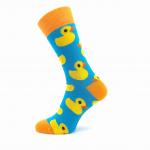 Ponožky trendy pánské Lonka Depate Kačenky - modré-žluté
