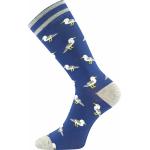 Ponožky klasické unisex Lonka Tuhu Racek - modré