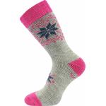 Ponožky vlněné unisex Voxx Alta set - růžové
