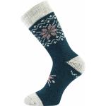 Ponožky vlněné unisex Voxx Alta set - tmavě tyrkysové