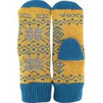 Ponožky vlněné unisex Voxx Alta set - žluté-modré