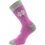 Ponožky vlněné unisex Voxx Alta set - světle růžové