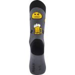 Ponožky vtipné pánske Voxx PiVoXX s plechovkou Pivo E - sivé-žlté