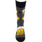 Ponožky vtipné pánske Voxx PiVoXX s plechovkou Pivo E - sivé-žlté