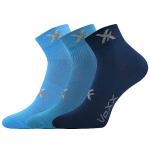Ponožky detské slabé Voxx Quendik 3 páry - modré