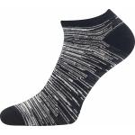 Ponožky krátke dámske Boma Piki 70 Labky Pruhy 3 páry (čierne, biele, modré)