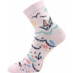Ponožky detské trendy Lonka Dedotik 3 páry (svetlo ružové, ružové, béžové)