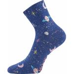 Ponožky dámske Boma Agapi Vesmír - tmavo modré