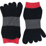 Ponožky unisex Boma Prstan-a 11 - černo-červené
