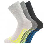 Ponožky detské Voxx Linemulik 3 páry (sivé, tmavo šedé, čierne)