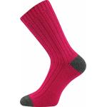 Ponožky dámské silné Voxx Marmolada - tmavě růžové