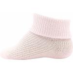 Ponožky dojčenskej Boma Rafa 2 páry (biele, ružové)