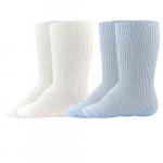 Ponožky kojenecké Boma Rafa 2 páry (bílé, modré)