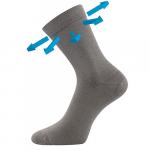 Ponožky unisex zdravotné Lonka Drbambik - sivé