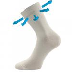 Ponožky unisex zdravotní Lonka Drbambik - světle šedé