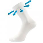 Ponožky unisex zdravotné Lonka Drbambik - biele