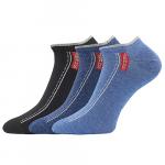 Ponožky pánské Boma Piki 77 3 páry Mix(rčerné,modré,tm.modré)