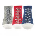 Ponožky unisex Boma Piki 80 3 páry (modré, šedé, červené)