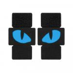 Nášivka M-Tac Tiger Eyes Laser Cut 2 ks - čierna-modrá