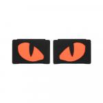 Nášivka M-Tac Tiger Eyes Laser Cut 2 ks - čierna-červená