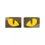 Nášivka M-Tac Tiger Eyes Laser Cut 2 ks - multicam-žltá