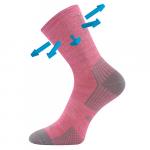 Ponožky unisex športové Voxx Optimalik - ružové